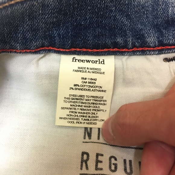 Freeworld Tampa Stretch Denim Jeans - Picture 3 of 4